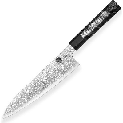 DELLINGER kuchyňský nůž Chef / Gyuto 215 mm Carbon Fiber Octagon