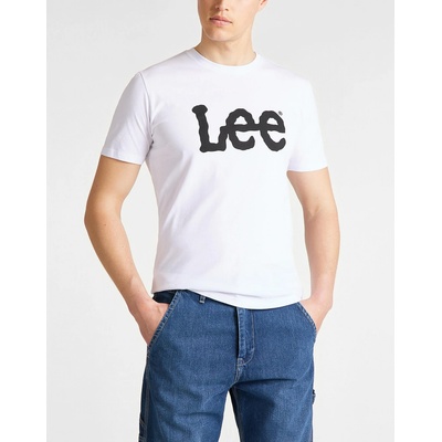 Lee L65QAI12 Wobbly Logo Tee white
