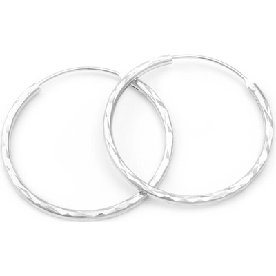 AGATO Jemné kruhové náušnice AGUC2097/30/N