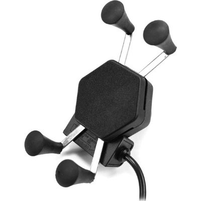 Držiak na mobil na motorku BIKETEC RAM XL s nabíjačkou USB