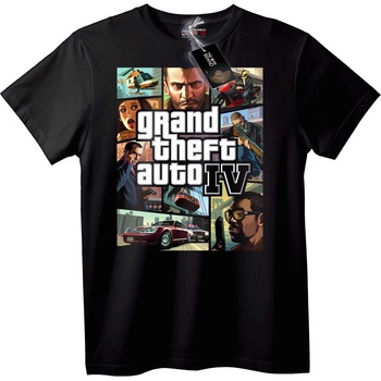 NOONEBRAND Тениска GTA IV - XXS, Black
