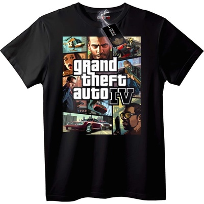 NOONEBRAND Тениска GTA IV - XXS, Black