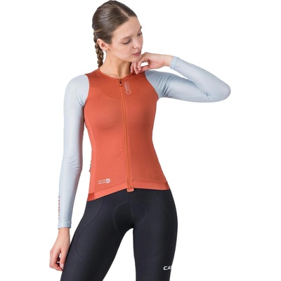 Castelli Corretto W LS jersey Paprika/ Winter sky