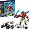 LEGO® DREAMZzz - Cooper's Tiger Mech & Zero's Hot Rod Car (71497)
