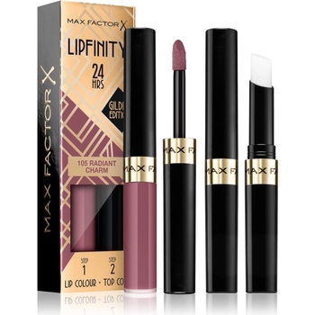 MAX Factor Lipfinity Gilded Edition дълготрайно червило с балсам цвят 105 Radiant Charm 4, 2 гр