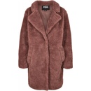 Urban Classics Ladies Sherpa coat darkrose