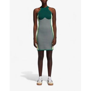 Adidas x Ivy Park Knit Logo Dress Green/Multi - magazinko