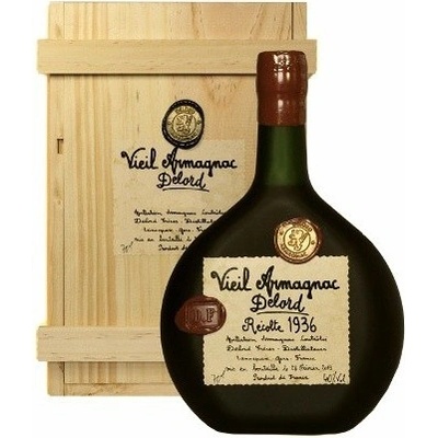 Armagnac-Delord Millésimés 1936 40% 0,7 l (kazeta)