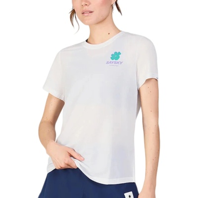 Saysky W Flower Combat T Shirt biela