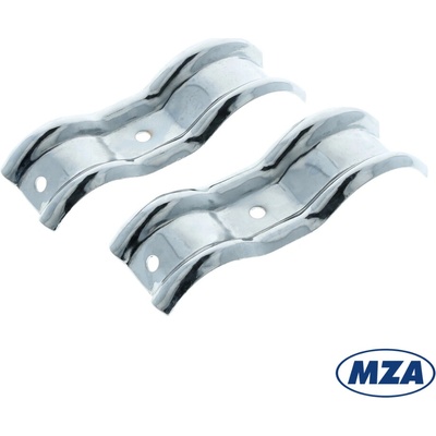 Držák indukční cívky (2ks), CHROM (MZA) - Simson S50, S51, S70
