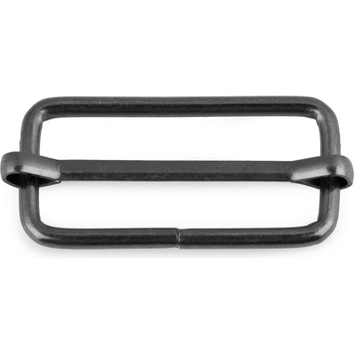 Pro Háčkování Posunovač na popruh 17 x 38 mm černý nikl – Zboží Dáma