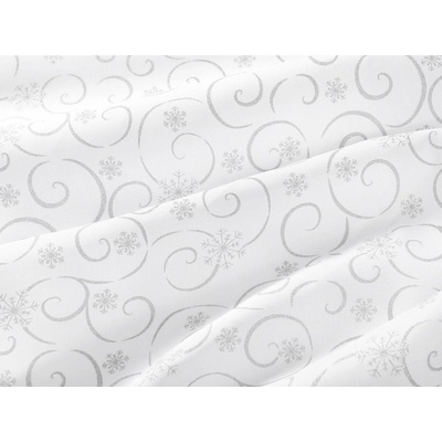 Dreamy Linens Obrus biely Vianočné kúzlo 140 cm