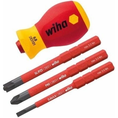 Wiha skrutkovač a sada nadstavcov SoftFinish electric slimVario 41230
