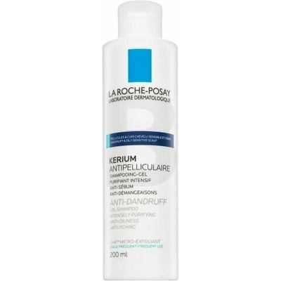 La Roche-Posay Kerium Anti-Dandruff Gel-Shampoo posilujúci šampón predi lupinám 200 ml