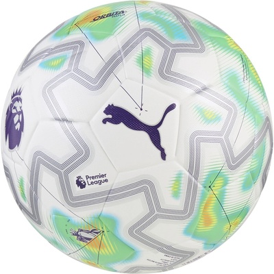 PUMA Футболна топка Puma Orbita Match Premier League Football 25/26 - White/Green