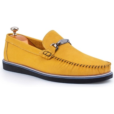 Alexander garcia Мъжки обувки от естествен набук - Жълти 20230321078 (371119_Жълт)