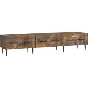 vidaXL ТВ шкаф Опушен дъб 147 x 34, 5 x 30 см Инженерна дървесина (894940)