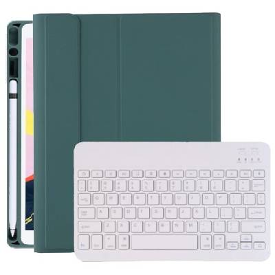 Калъф с клавиатура и място за Apple Pencil за iPad 10, 2" (2019-2021) / Air 3 (2019) / Pro 10, 5" - петролено сив (69701)