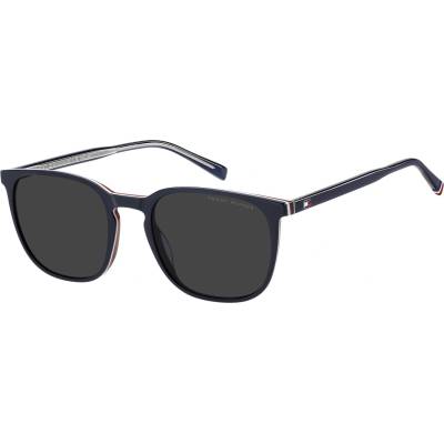 Tommy Hilfiger Слънчеви очила Tommy Hilfiger Men's Square Sunglasses - Blue