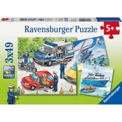 Ravensburger Policie v akci 3 x 49 dielov