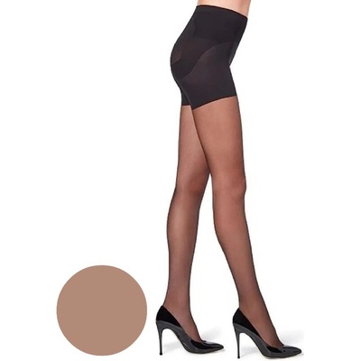 Omsa Jemné punčochové kalhoty SILHOUETTE 15 DEN beige natural Tělová