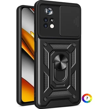 Image 1 of Xiaomi Poco X4 Pro 5G Удароустойчив Ring Holder Калъф и Протектор