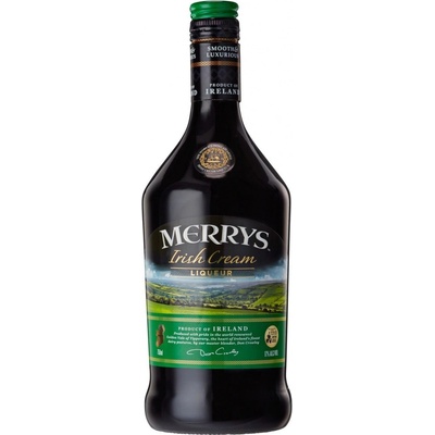 Merrys Irish Cream Liqueur 17% 0,7 l (holá láhev)