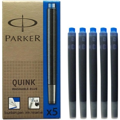 Parker Патрончета за писалка син цвят 5бр в опаковка Parker Z11
