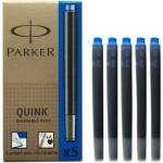 Parker Патрончета за писалка син цвят 5бр в опаковка Parker Z11