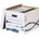 Fellowes Контейнер за документи, картон, FELLOWES, "Bankers Box Basic Tall", синьо-бял 4461001 (4461001)