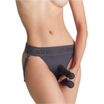 Strap-on-me - долно пристегаемо дилдо - XS-XXL (сиво)