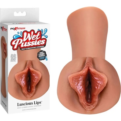 Самосмазващ се мастурбатор, вагина - Luscious Lips Tan (PIPERD43722)