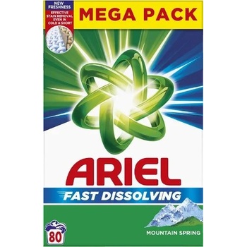 Ariel Прах за пране Ariel Mountain Spring, за 80 пранета, 4, 4 кг (8006540940150) (8006540940150)