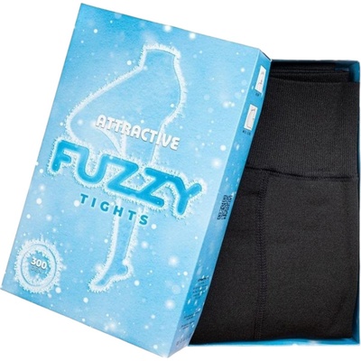 Zateplené pančuchy Fuzzy BLACK Čierna
