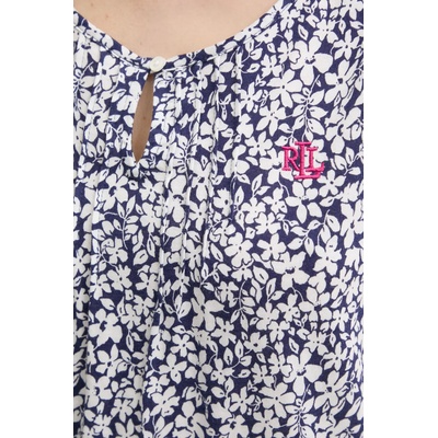 Lauren Ralph Lauren Нощница Lauren Ralph Lauren дамска в тъмносиньо ILN22401 (ILN22401)