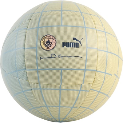 PUMA Футболна топка Puma Mcfc Statement Ball Football Unisex Adults - Light Straw