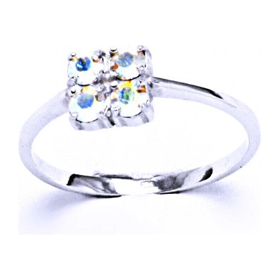 Čištín Stříbrný s krystalem Swarovski AB krystal T 1324