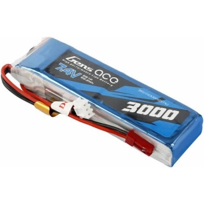 Gens Ace 3000mAh 7,4V 1C 2S1P LiPo baterie – Zboží Dáma