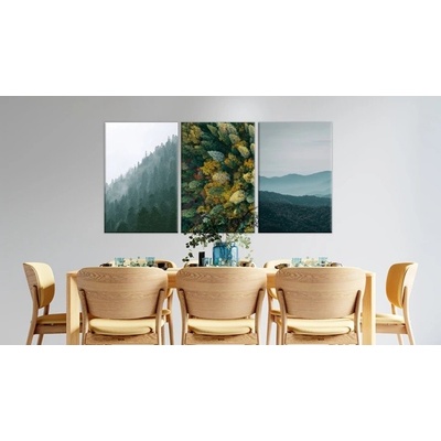 Divio Třídílný obraz na plátně, vzor 41565 Velikost: 60x120 cm