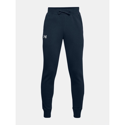 Under Armour Chlapčenské nohavice RIVAL COTTON PANTS Modrá