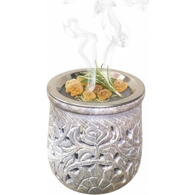 Šedá vykuřovací pícka z přírodní kameniny – Sleviste.cz