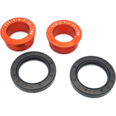 Zap Technix Sada puzdier zadné sa hodí preho kolesa KTM 25 mm oranž