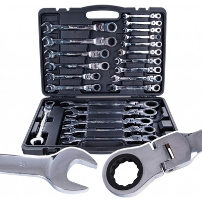 Geko Sada lomených kľúčov s račňou, 22 ks 6-32 mm 2 G10342