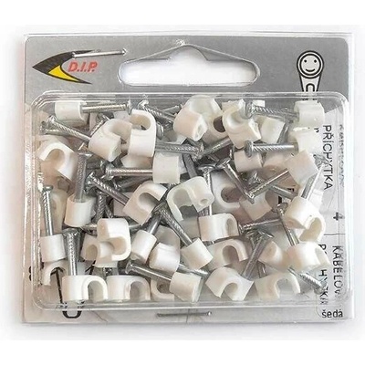 Příchytka kabel.4mm kul.50ks