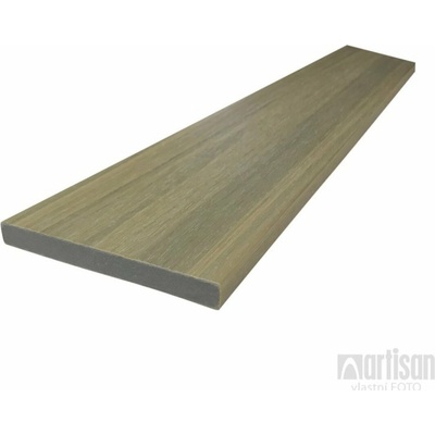 WPC dřevoplastové plotovky Dřevoplus Profi rovné 15x138x1300 - Oak