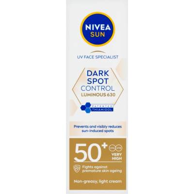 Nivea Слънцезащитен крем Nivea Luminous630 SPF 50+