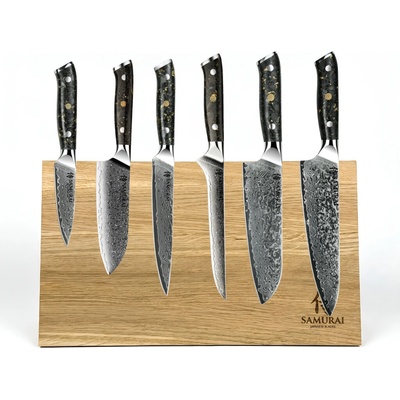 Samurai Santoku Carbon Gold 6 ks