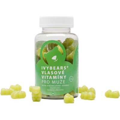 IVY Bears vlasové Vitamíny pro muže Měsíční kůra 60 ks