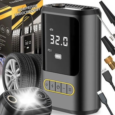 ARSA GO s manometrem, černá, 80W, 10 bar