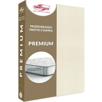 Darymex froté prostěradlo Premium přírodní 180X200